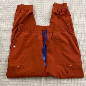 FIGS women's Auburn Atlanta High Waisted - Skinny Jogger Scrub Pants - XL